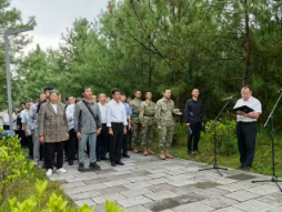 ‌曲靖市沾益区举行散葬烈士墓集中迁葬入园仪式